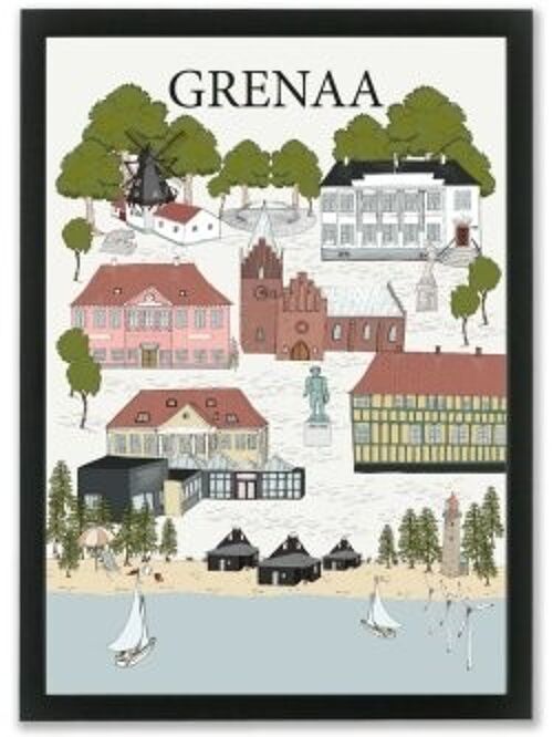 Grenaa A4 poster