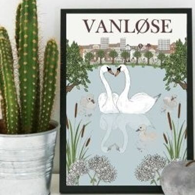 Vanløse City A3 poster