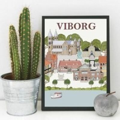 Viborg A4 poster
