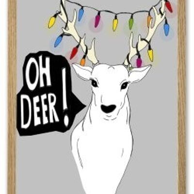 Oh Deer A4-Poster