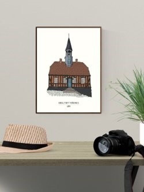 Ebeltoft City Hall A4 poster