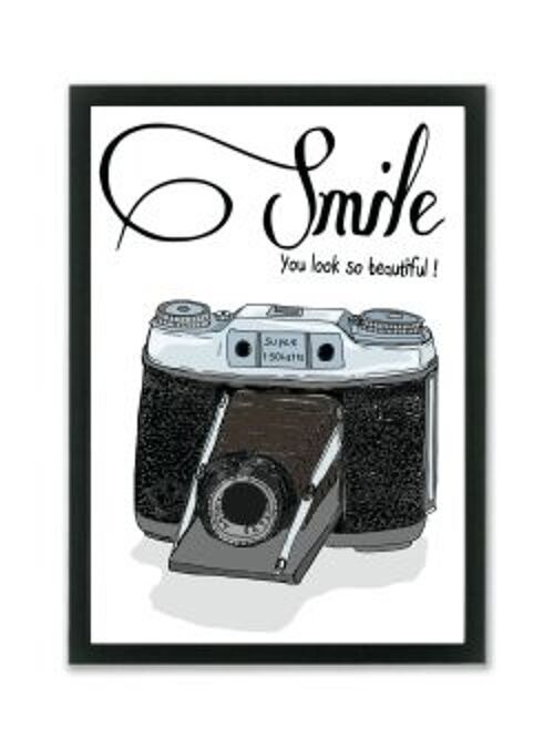 Smile A3 poster