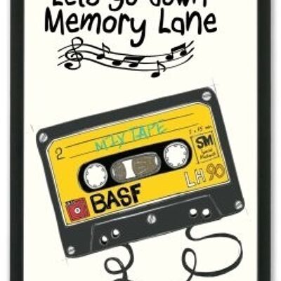 Bajemos el cartel Memory Lane A4