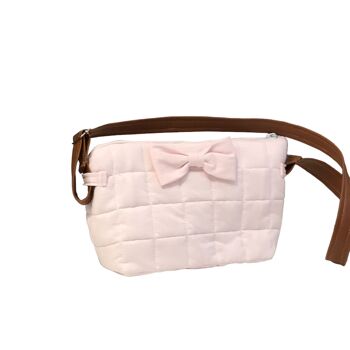 Children's bag with pink bow 1