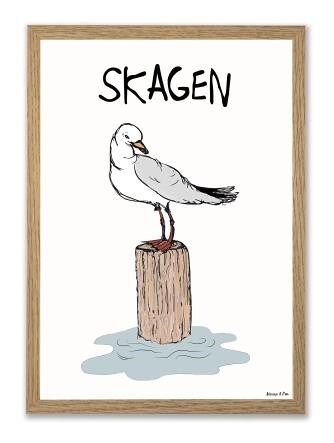 Seagull Skagen A4 poster