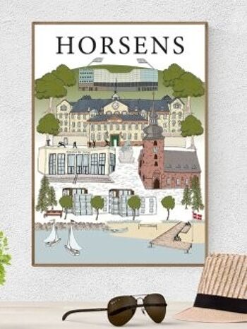 Affiche de la ville de Horsens Affiche A3 3