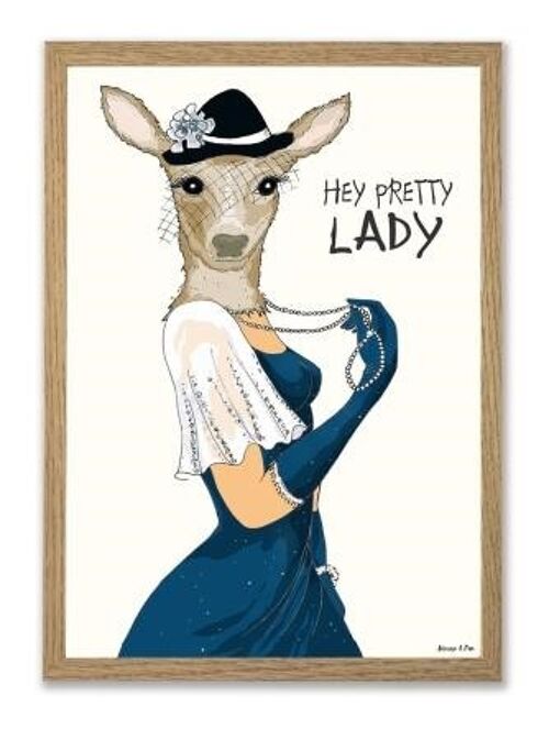 Mrs. Deer A3 poster