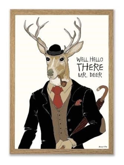 Mr. Deer A3 poster