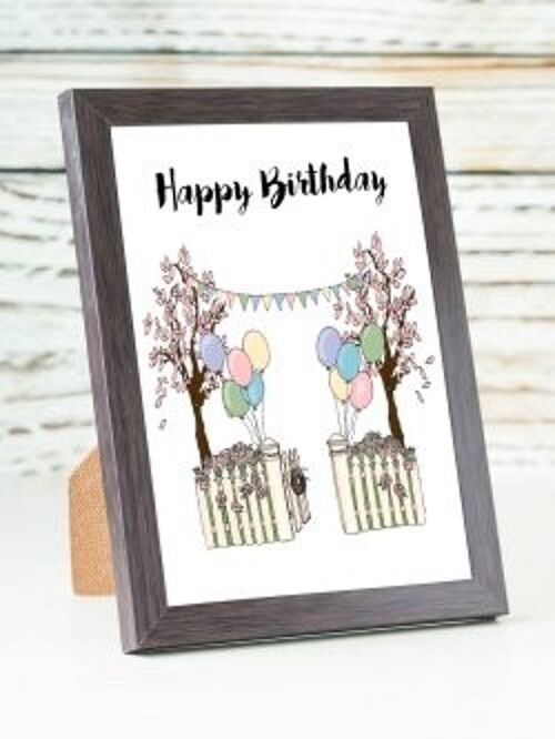 Happy Birthday - Welcome A6 card