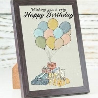 Wishing You a Very Happy Birthday A6 card