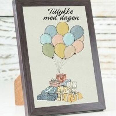 Congratulations on the Day (Balloons) DK A6 card