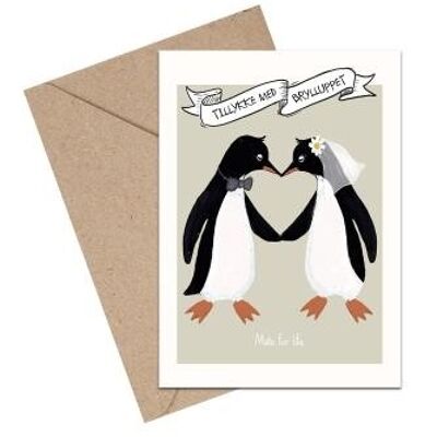 Mate for life - Congratulations on your wedding A6 card