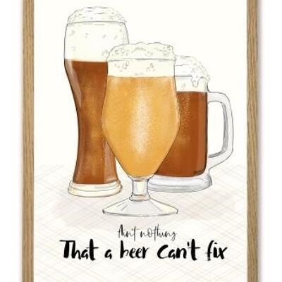 Beer cannot fix A4 posters