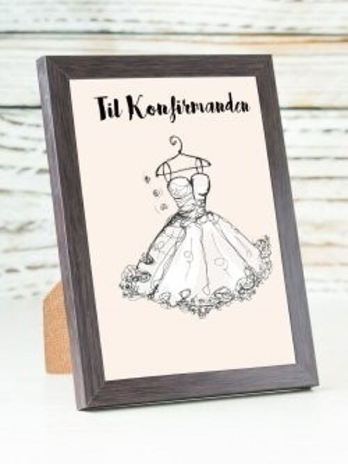 To the Confirmant - Girl A6 card