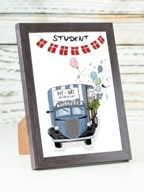 Student car / BLUE A6 card