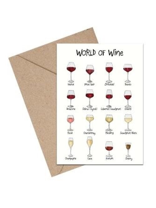 World of Wine A6 card