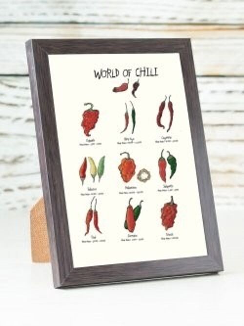 World of Chili A6 card