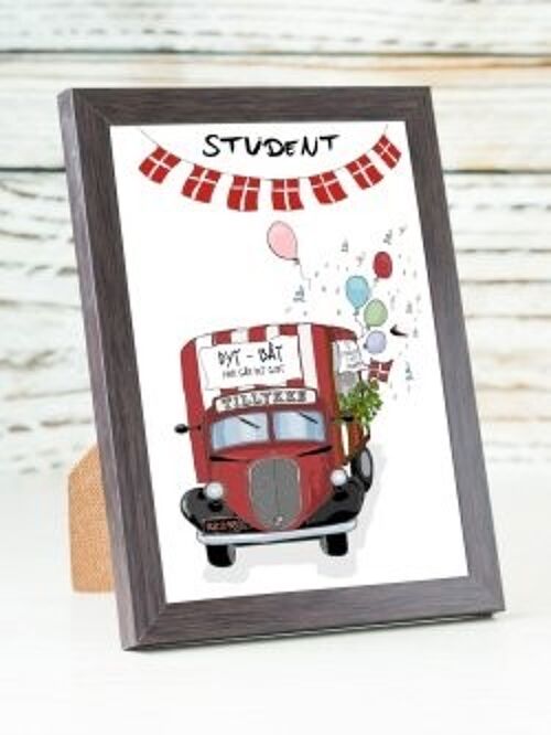 Student car / RED A6 card