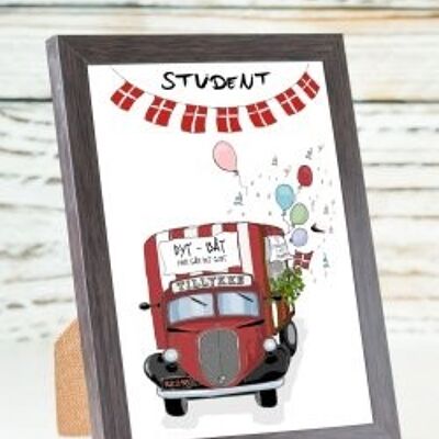 Student car / RED A6 card