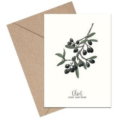 Olive A6 card