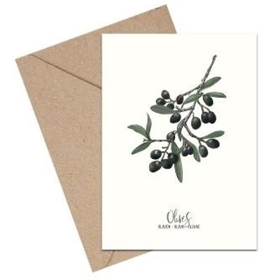 Olive A6 card