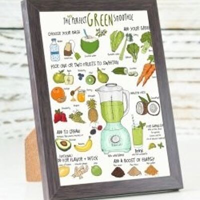 Green Smoothie A6 card