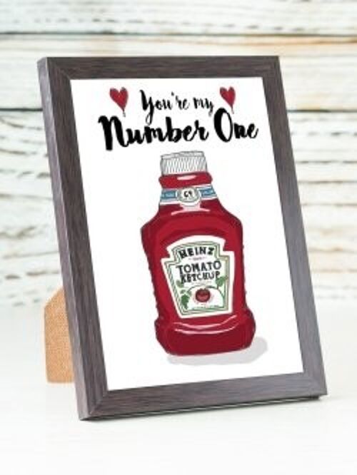 Heinz You're My Number One A6 card
