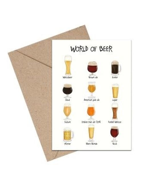 World of Beer A6 card