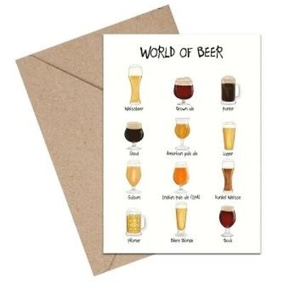 World of Beer A6 card