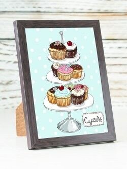 Cupcakes A6 card