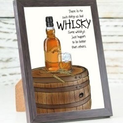 Whiskey A6 card