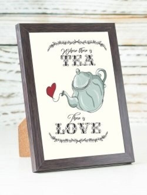 Where There is TEA There is Love A6 card