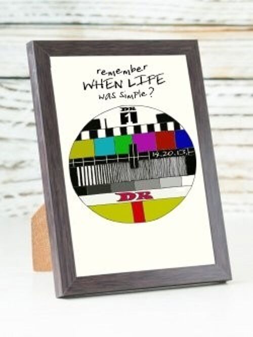 Remember When Life Was Simple A6 card