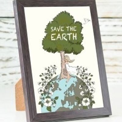 Save The Earth A6 card