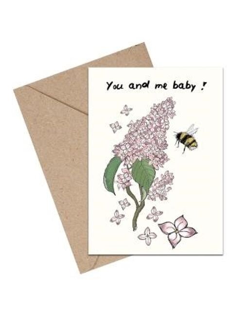 You and Me Baby ! A6 card