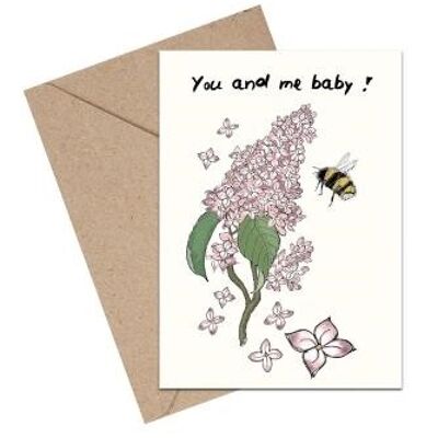 You and Me Baby ! A6 card
