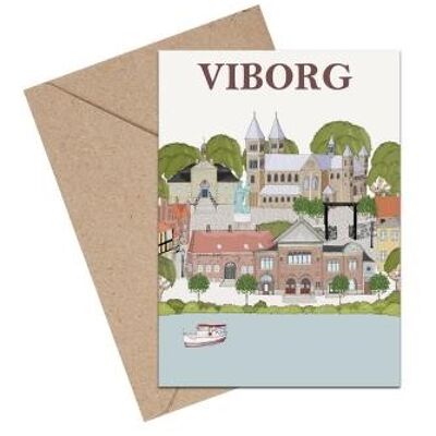 Viborg A6-Karte