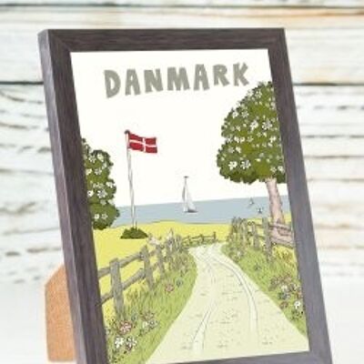 Landscape Denmark A6 card