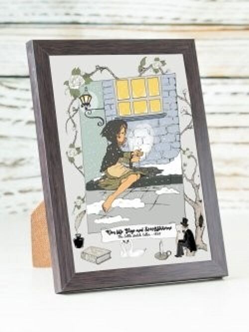 The Little Girl With The Matchsticks A6 card