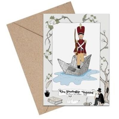 The Steadfast Tin Soldier A6 card