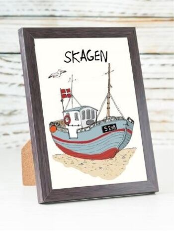 Cutter de pêche Skagen DK A6 carte 2