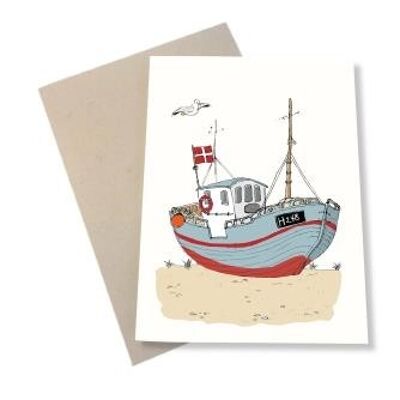 Fishing cutter A6 card