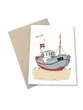 Cutter de pêche Carte A6