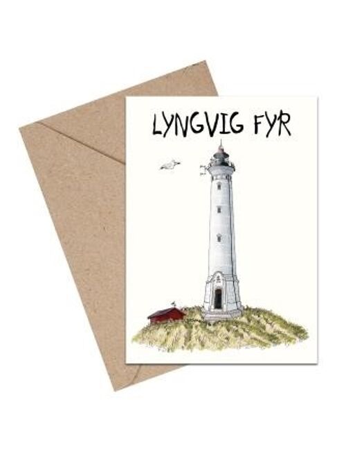 Lyngvig fyr (Hvide Sande) A6 card