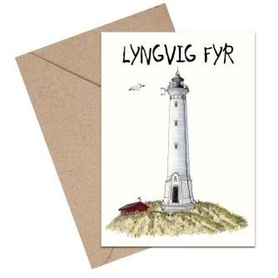 Lyngvig fyr (Hvide Sande) A6 card