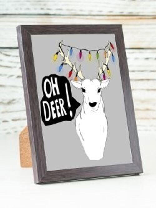 Oh Deer A6 card