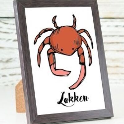 Crab Ebeltoft A6 card