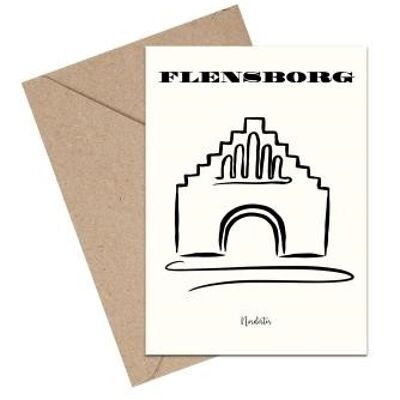 Flensburg Nordertor A6 card