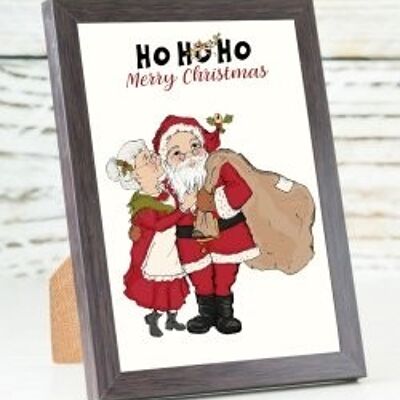 Ho Ho Ho Santa A6 card