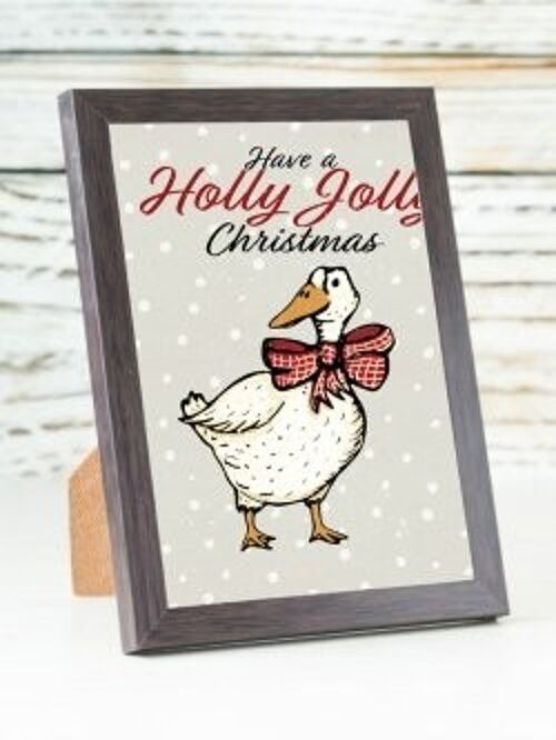 Christmas Goose A6 card